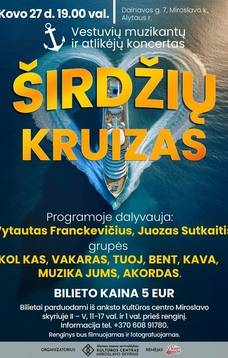 Vestuvių muzikantų ir atlikėjų koncertas „Širdžių kruizas“