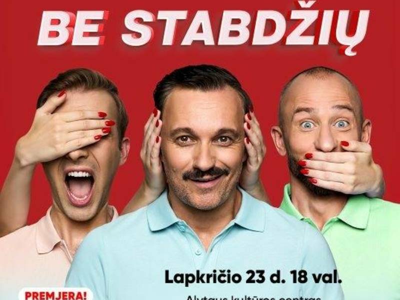 DOMINO teatras | premjera BE STABDŽIŲ