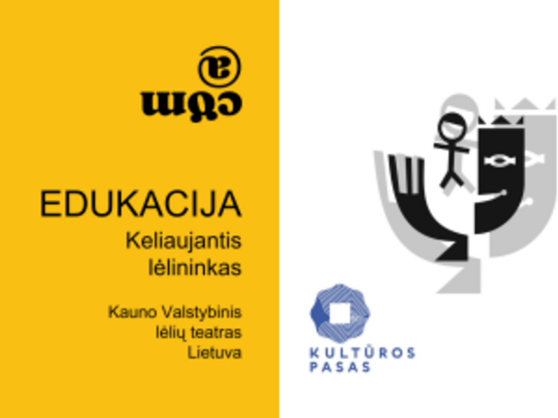 Lėlių teatro edukacija „Keliaujantis lėlininkas“