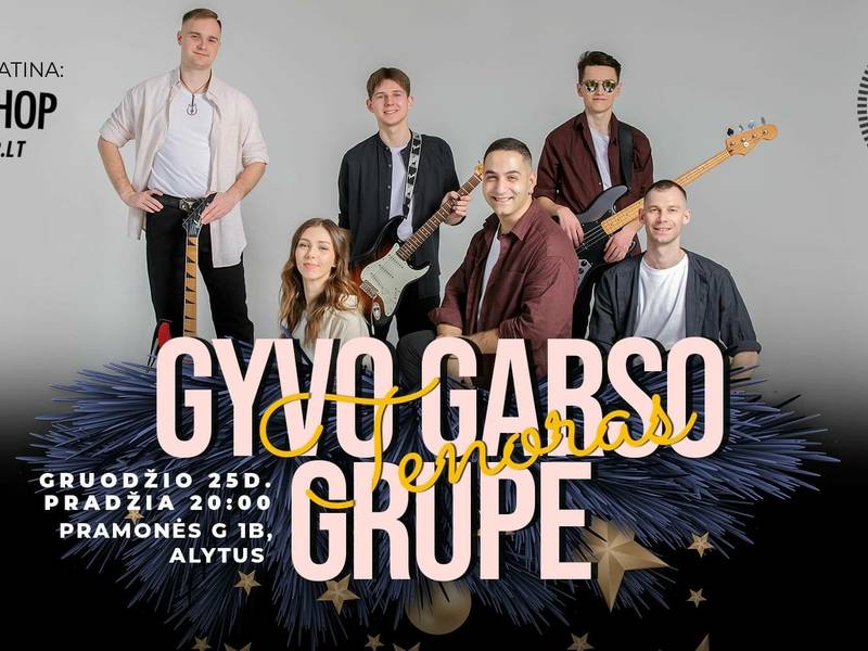 Kalėdos su gyvo garso grupė TENORAS