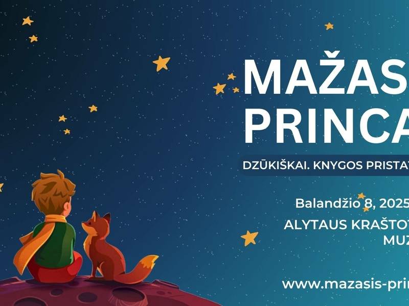 Knygos „Mažasis princas“ dzūkų tarme pristatymas