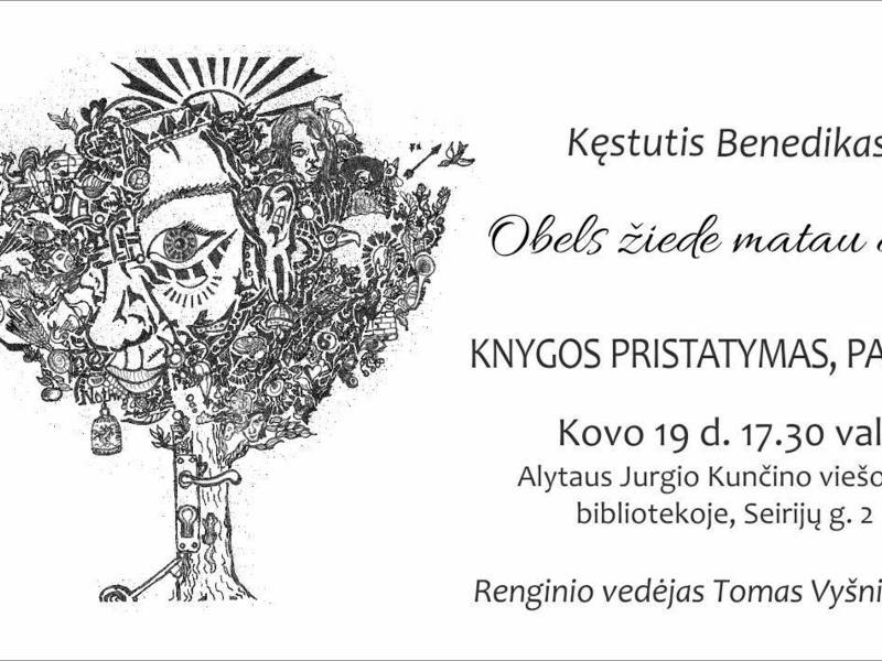 Kęstučio Benediko poezijos knygos „Obels žiede matau akis“ pristatymas