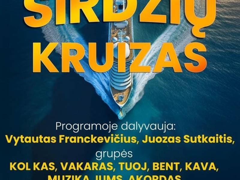 Vestuvių muzikantų ir atlikėjų koncertas „Širdžių kruizas“