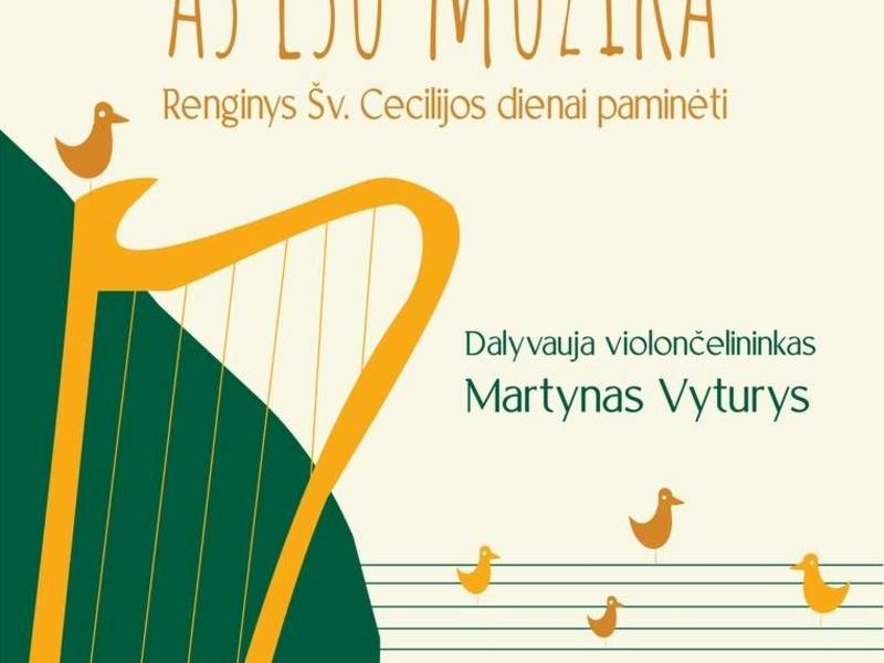 Šv. Cecilijos dienai paminėti koncertas „Aš esu muzika“