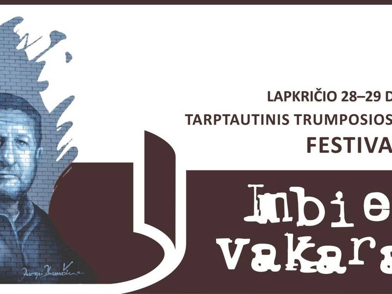 Trumposios prozos festivalis „Imbiero vakarai“ jau greitai