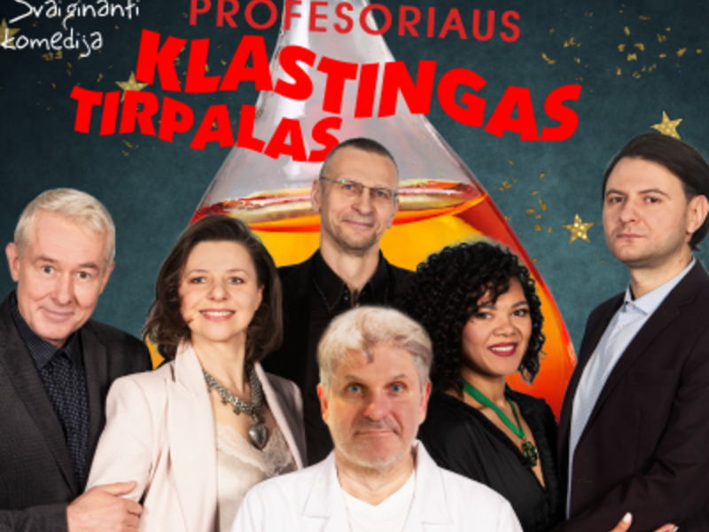 Spektaklis „PROFESORIAUS KLASTINGAS TIRPALAS“ (N-18)